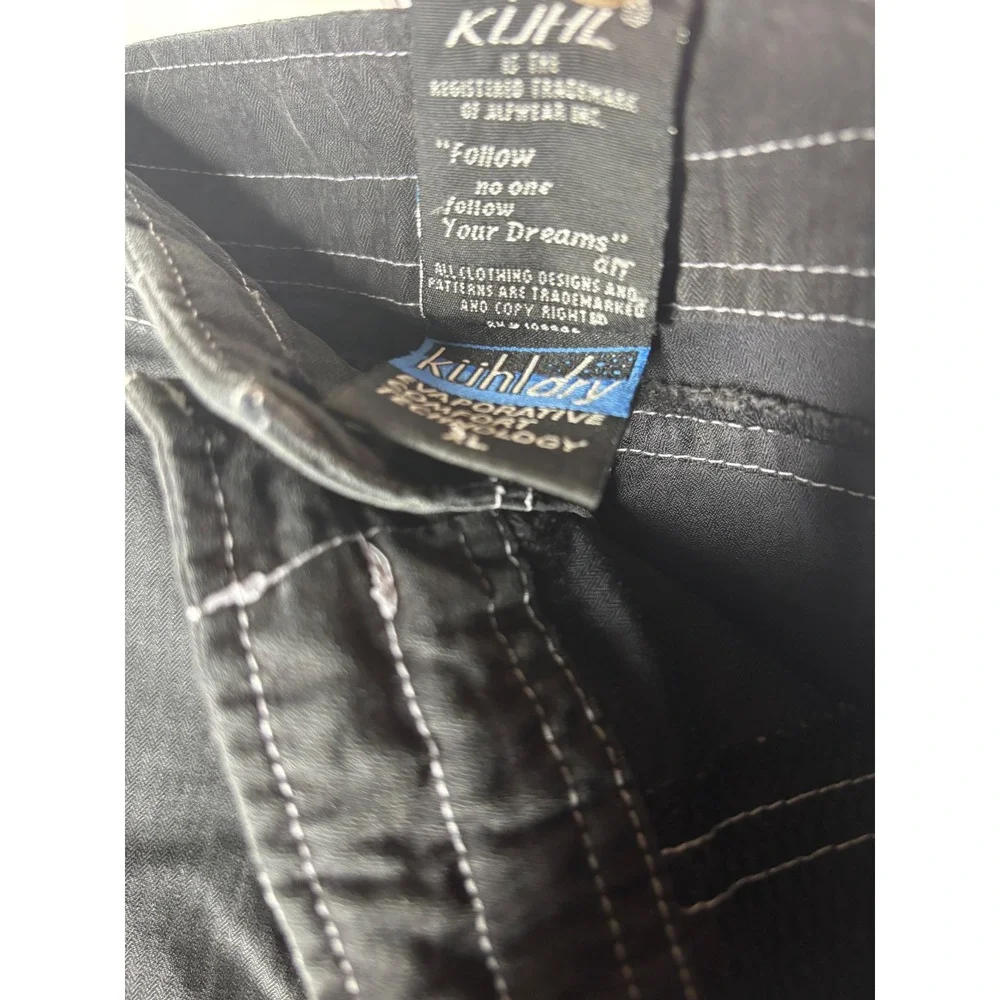 Kuhl Mens Black Kuhldry Hiking Shorts Contrast Stitch Outdoor Utility Size‎ XL